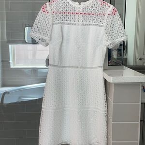 Ted Baker Size 1 White Dress